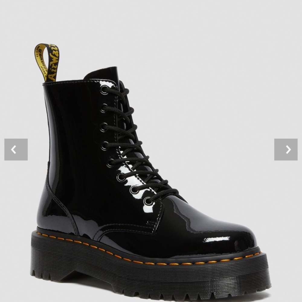 Dr. marten jadon patent leather boots